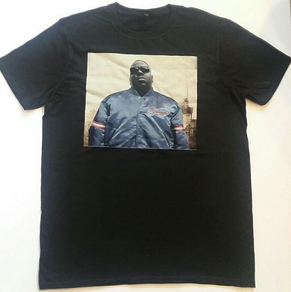 NEW BUFFALO BILLS BIGGIE SMALLS T-SHIRT SZ 2XL